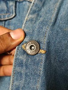 Blue Denim Jacket Men Size - L, Chest 40 inch