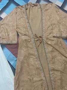 Shrug Gown Dress Pakistani Style