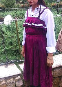 Purple Layered Dress