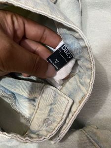vintage washed wide leg baggy jeans