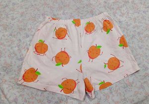 Cute Peach Pajama Shorts