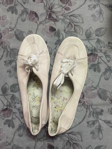 Light Pink Canvas Lace-Up Sneakers