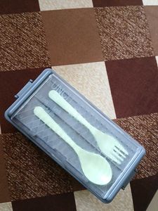Stackable Lunch Box with Utensils