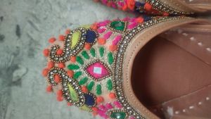 Embellished Juttis/Mojaris - Indian Footwear