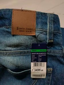 Blue Wash Wide Leg Jeans