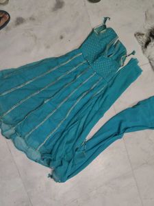 Anarkali suit set for Diwali