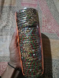 Vibrant Set of Colorful Bangles