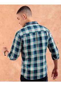 Men Casual Checked Shirt
