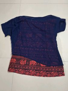 Bohemian Elephant Print Skirt