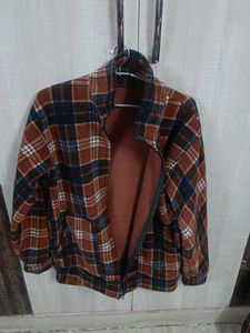 Brown Plaid Jacket