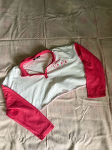 Cute Cropped Baseball Tee