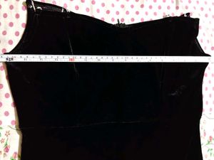 Black Velvet bodycon/ Maxi Dress