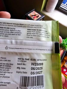 Pee Safe Natural Intimate Wipes