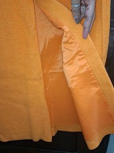 Orange Pencil Skirt