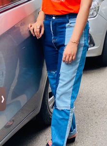 Unique Patchwork Jeans