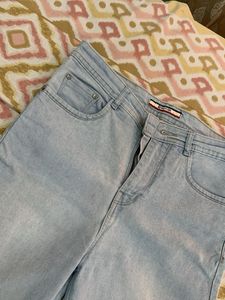 Light Wash Wide Leg Jeans