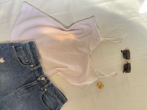 H&amp;M Combo Of 2 Spaghetti Tops (black &amp; White)
