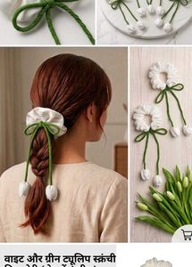 set of 12 Premium tulip scrunchies