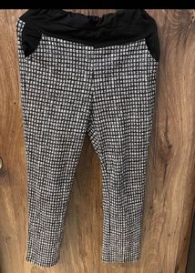 Checked Maternity Pants