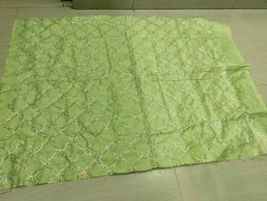 Embroidered Green Dress Material
