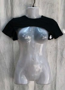 Shein Black Cropped Top