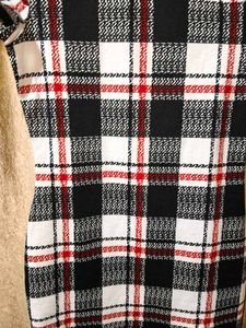 Trendy Plaid Bodycon Mini Dress shein