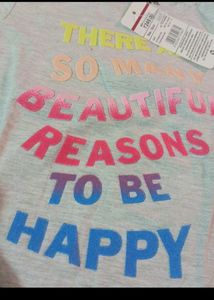 3-4 year Cute "Happy Reasons" T-Shirt &amp; Pants Set