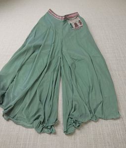 New Article Crop Top , divider plazo with Fashiona