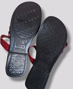 Sandal With Red Stripe