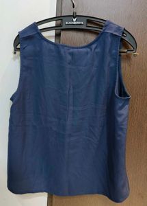 New Provogue Sleeveless Navy Blue Top