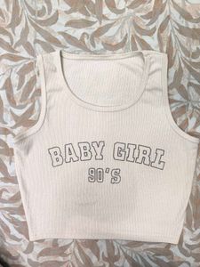 Baby Girl 90's Crop Tank Top