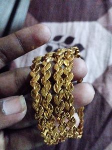 Gold Coated Bangiles New Not Used