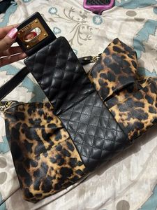 Chic Y2k Leopard Print Shoulder Bag