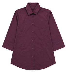 Urban Threads Maroon Cotton Blend Shirt