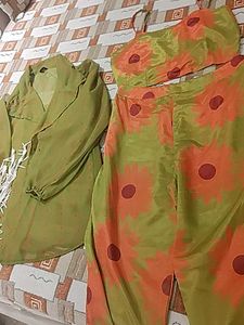 Floral Print cord Set