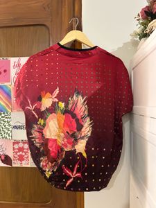 Bohemian Floral Print Blouse