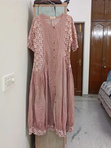 Bohemian Floral Print Kurta Dress