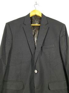 Black &amp; Burgundy Patterened Blazer (Men's)