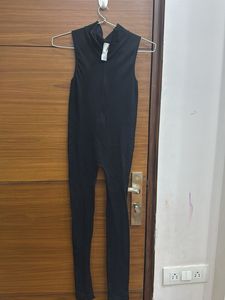 Black Sleeveless Jumpsuit