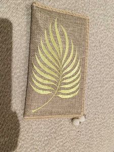 Handmade Leaf Design Pouch