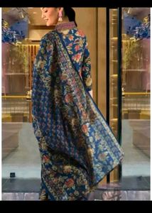 Beautiful Blue Floral Kurta Set
