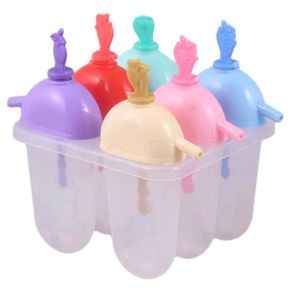 Home Select Plastic 6 Moulds Kulfi Maker