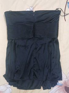 Chic Black Strapless Dress