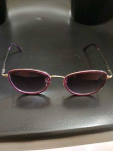 Stylish Purple Oval Sunglasses