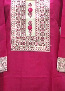 Kurti khadi 1 piece Rose design latest fancy/weste