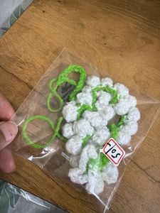 Crocheted Flower Jewellery Set