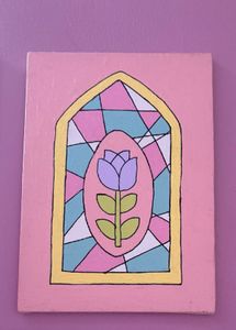 Handmade Stained Glass Style Art