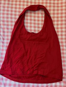 aesthetic red top