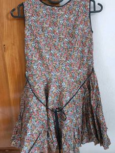 Floral Print Sleeveless Dress