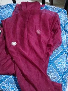 Elegant Maroon Kurta Set